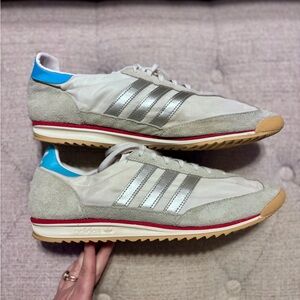 Adidas Originals SL72 White Matte Silver Gum Size 11
